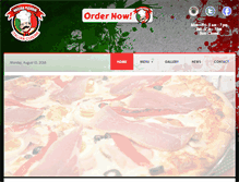 Tablet Screenshot of nostrapizzeria.com